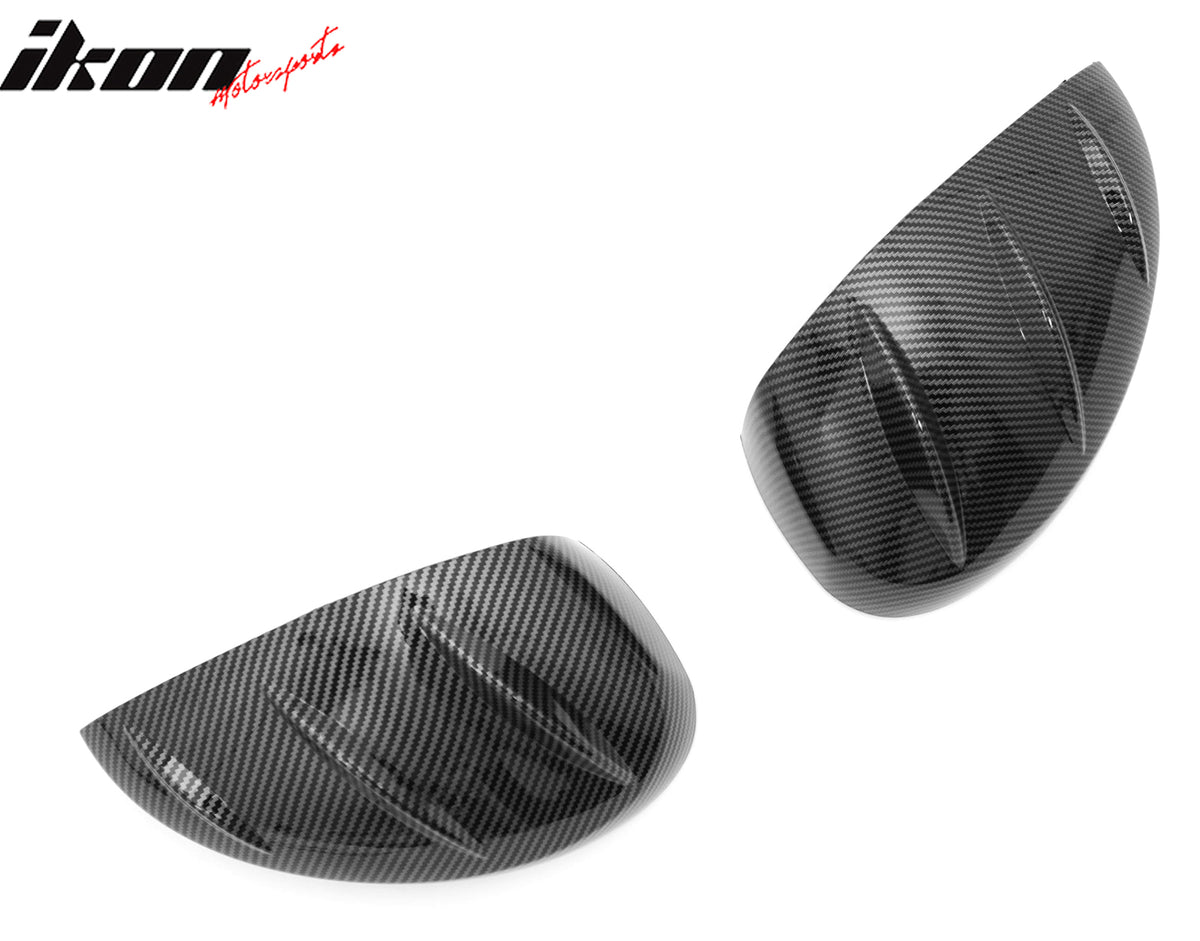Fits 22-26 Civic Touring Type R JDM Rear View Mirror Covers Carbon Fiber Print