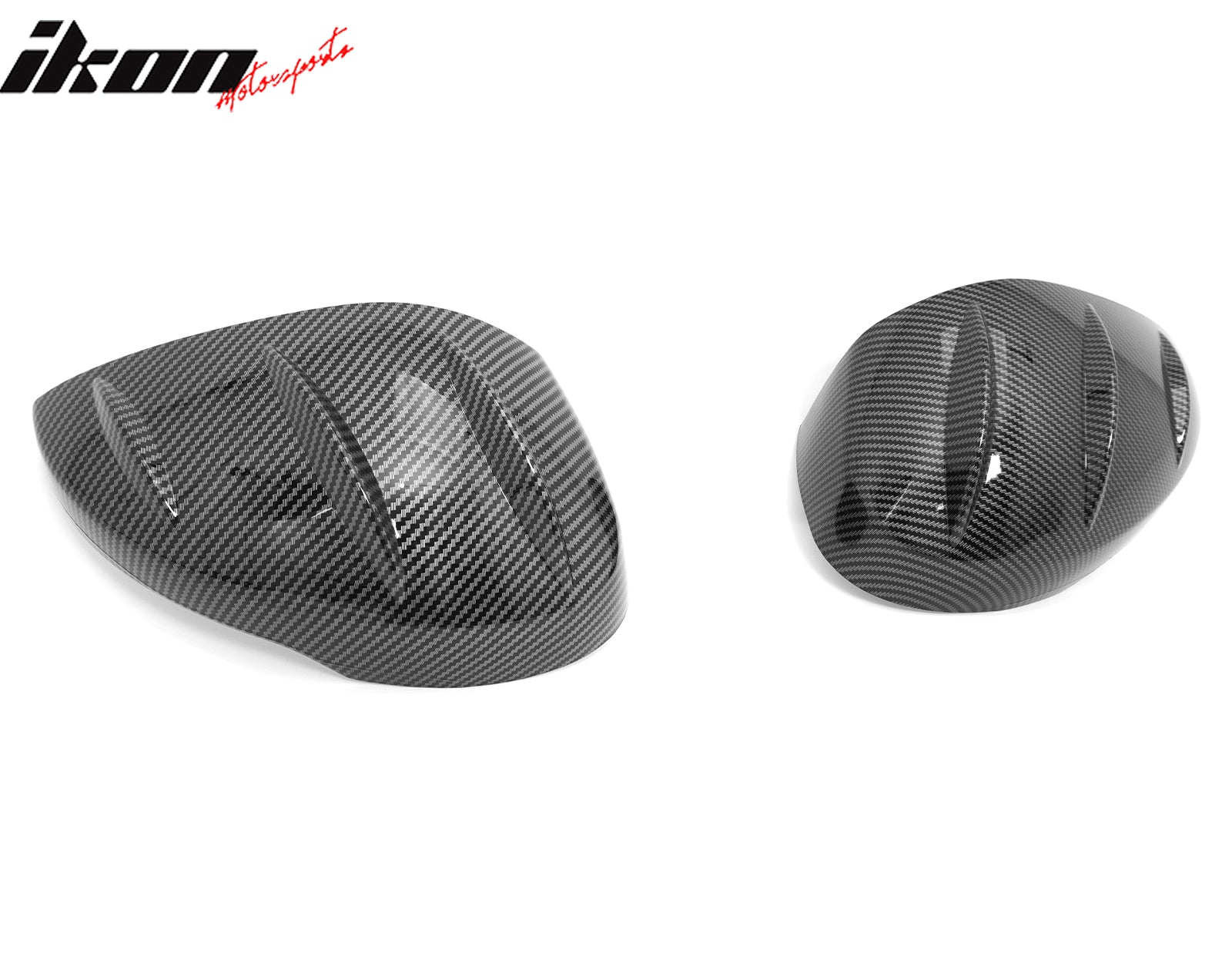 Fits 22-26 Civic Touring Type R JDM Rear View Mirror Covers Carbon Fiber Print