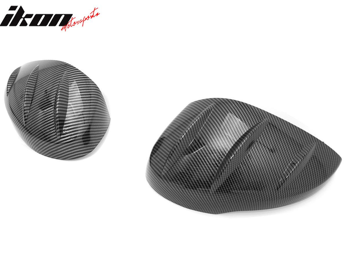Fits 22-26 Civic Touring Type R JDM Rear View Mirror Covers Carbon Fiber Print