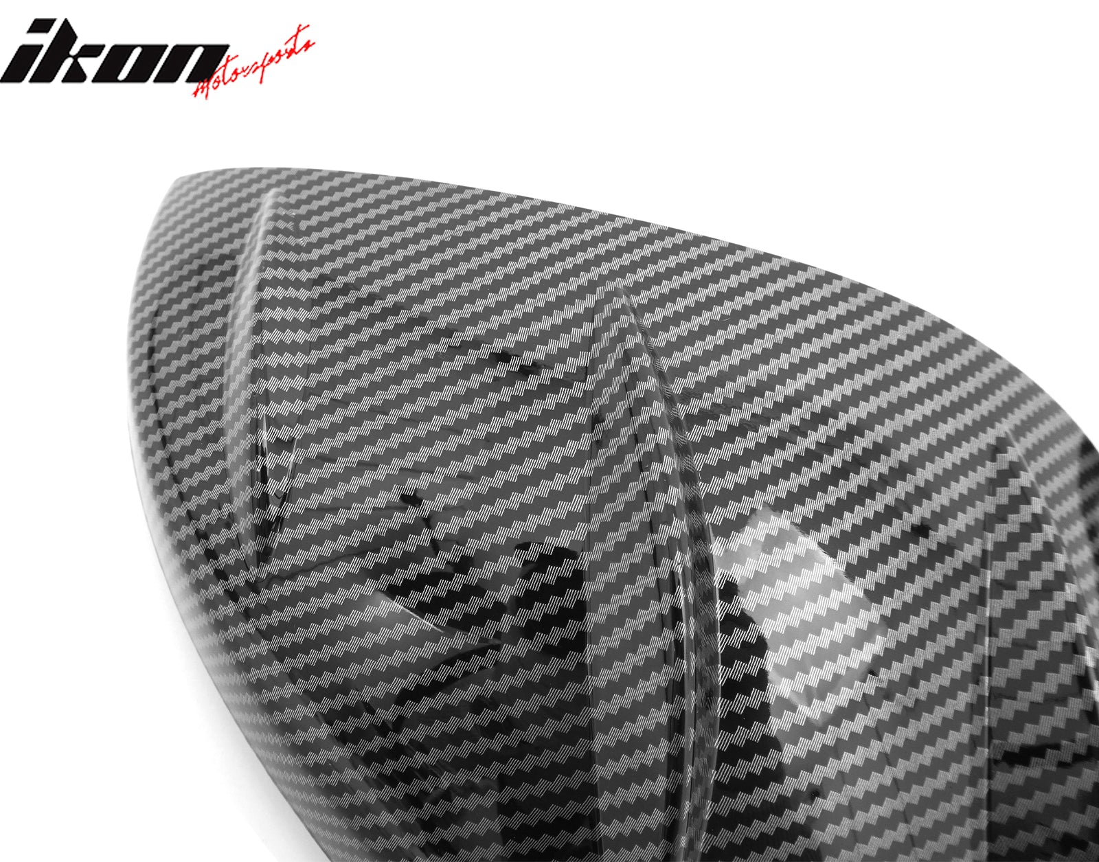 Fits 22-26 Civic Touring Type R JDM Rear View Mirror Covers Carbon Fiber Print