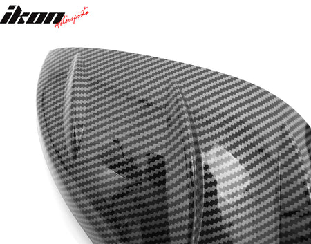 Fits 22-26 Civic Touring Type R JDM Rear View Mirror Covers Carbon Fiber Print