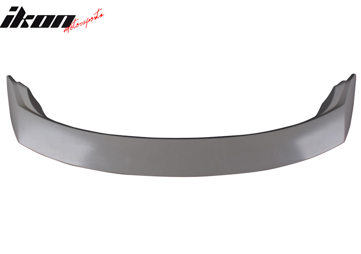 IKON MOTORSPORTS, Trunk Spoiler Compatible with 2022-2025 Honda Civic 11th Gen Sedan 4-Door, Modulo Style Unpainted Gray ABS Plastic Rear Trunk Lid Spoiler Wing Lip