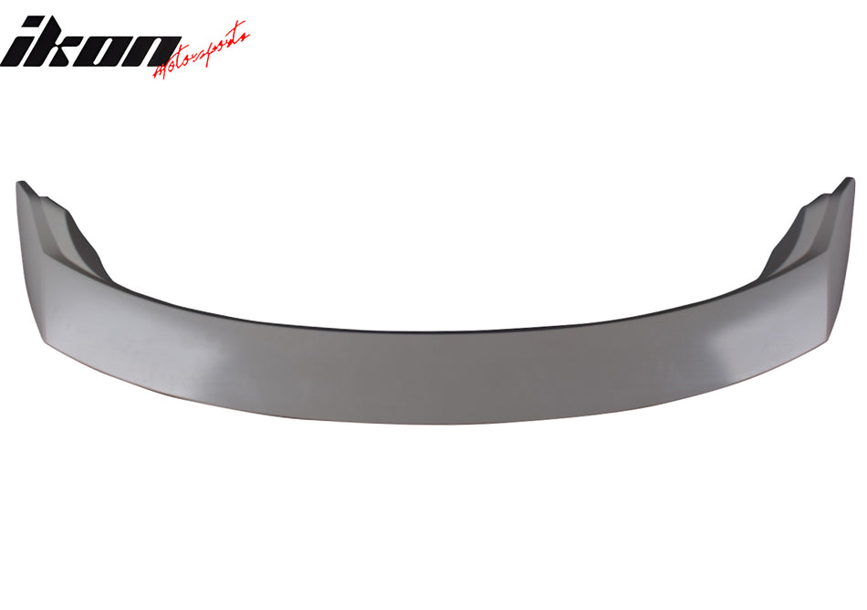 IKON MOTORSPORTS, Trunk Spoiler Compatible with 2022-2025 Honda Civic 11th Gen Sedan 4-Door, Modulo Style Unpainted Gray ABS Plastic Rear Trunk Lid Spoiler Wing Lip