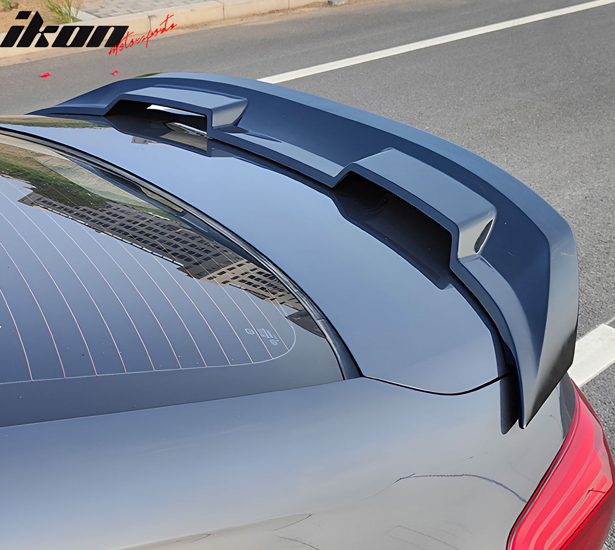 Fits 22-26 Honda Civic 11th Gen Sedan Trunk Spoiler Gloss Black Rear Wing ABS