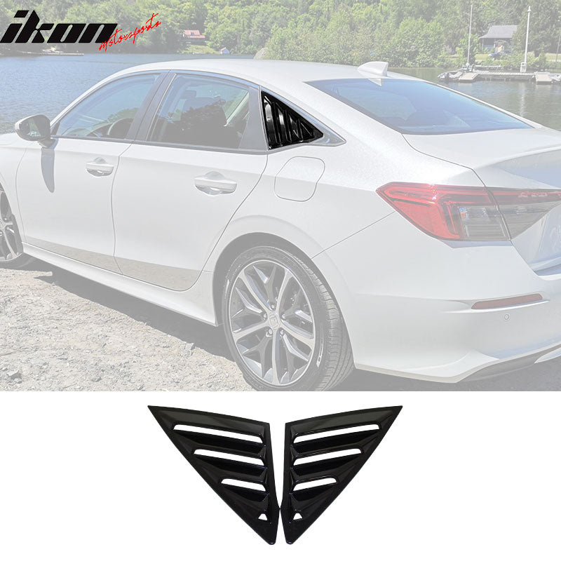 2022-2026 Honda Civic 11th Gen Sedan PC IKON Style 2PCS Window Louver