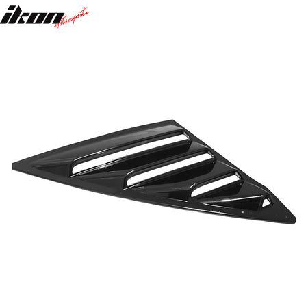 Fits 22-26 Honda Civic 11th Gen Sedan PC 2PCS Rear Window Louver Scoops