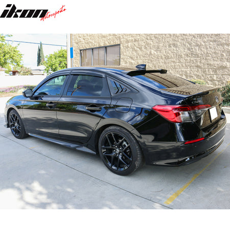 Fits 22-26 Honda Civic Sedan Acrylic Tape-on 4PCS Window Visors Vent Rain Guard