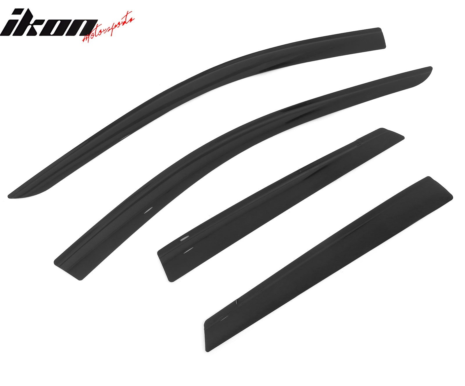 2022 - 2025 Hyundai Santa Cruz Low Profile Style Tape on Window VisorsIkon Motorsports