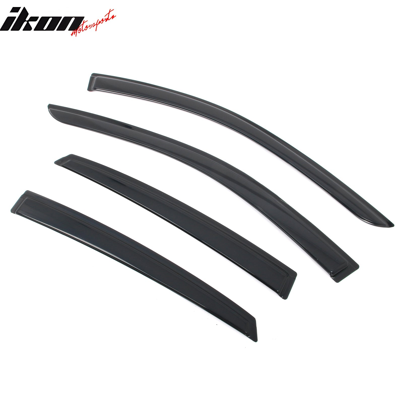 2022 - 2025 Infiniti QX55 4PC Tape on Window Visors Vent Rain Sun GuardsIkon Motorsports