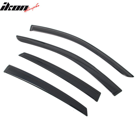 2022 - 2025 Infiniti QX55 4PC Tape on Window Visors Vent Rain Sun GuardsIkon Motorsports