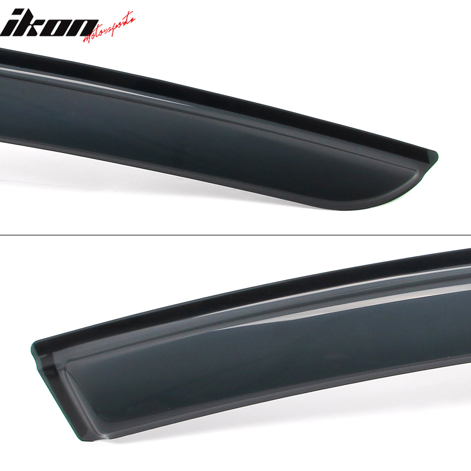2022 - 2025 Infiniti QX55 4PC Tape on Window Visors Vent Rain Sun GuardsIkon Motorsports