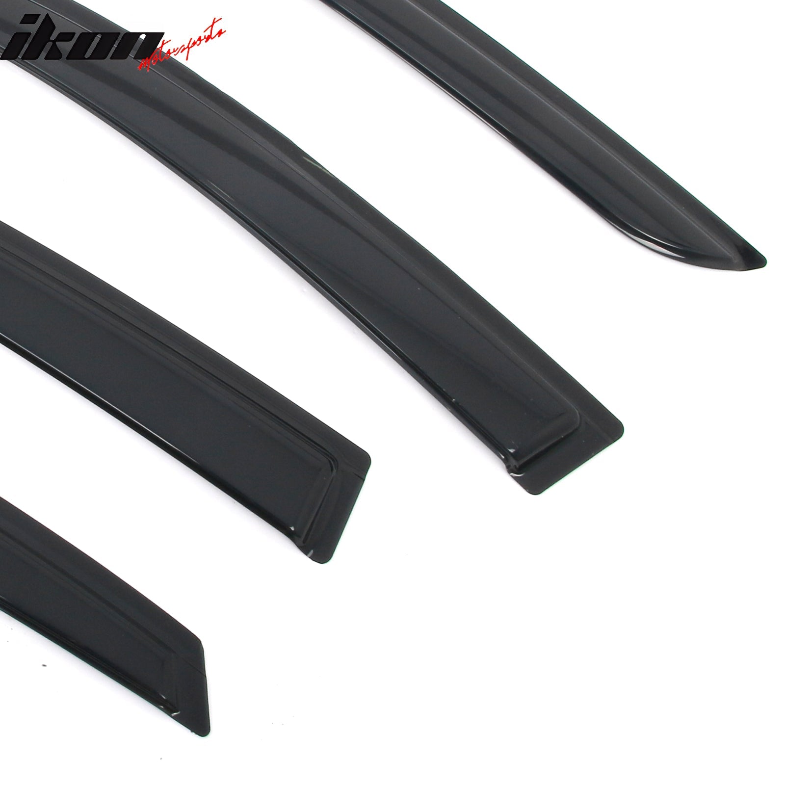 2022 - 2025 Infiniti QX55 4PC Tape on Window Visors Vent Rain Sun GuardsIkon Motorsports