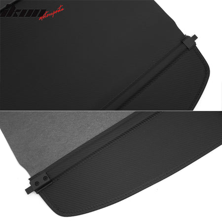 Fits 22-25 INFINITI QX55 Retractable Rear Trunk Cargo Cover Carbon Fiber Texture