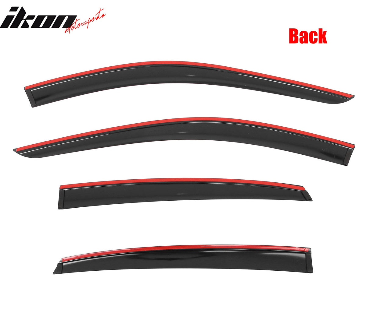 2022 - 2025 Infiniti QX55 Low Profile Style Tape on Window Visors GuardsIkon Motorsports