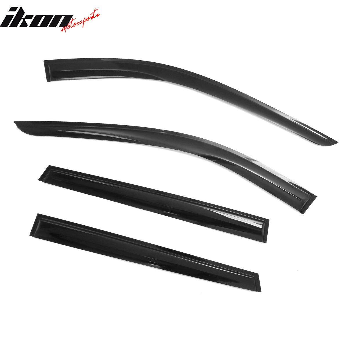 Fits 22-26 Infiniti QX60 Smoke Acrylic Mugen Style Window Visors Deflector 4PCS