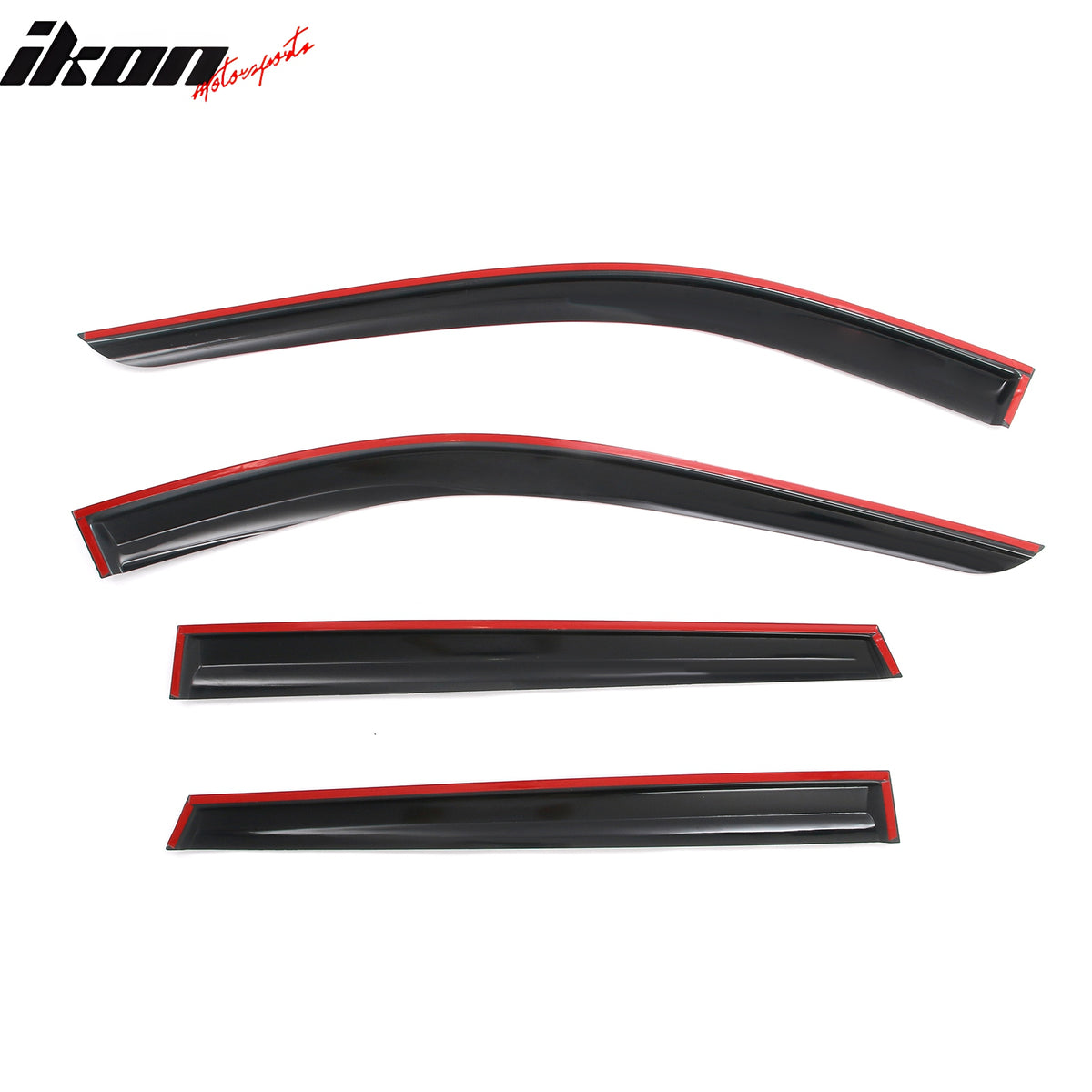 Fits 22-26 Infiniti QX60 Smoke Acrylic Mugen Style Window Visors Deflector 4PCS