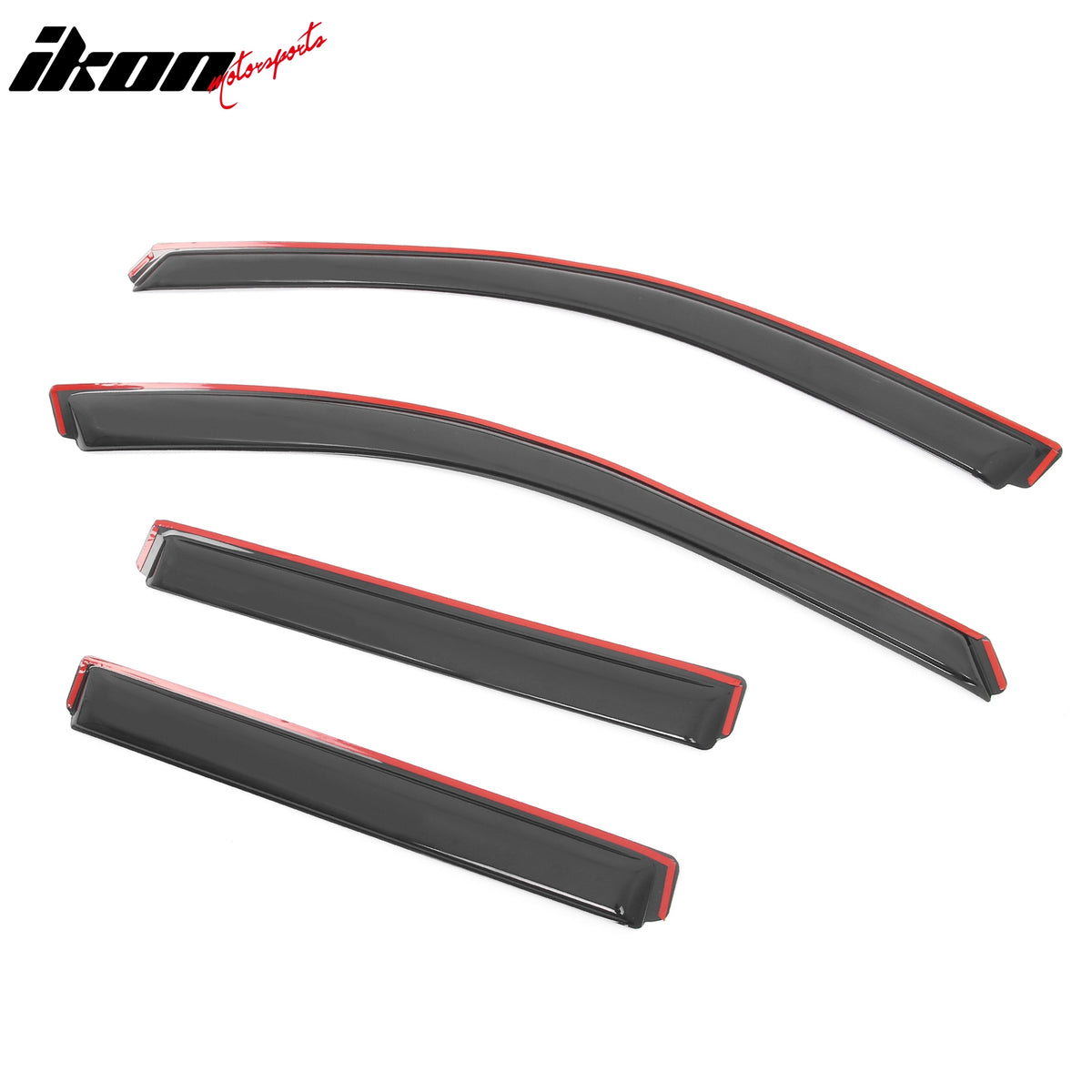 Fits 22-25 Jeep Grand Cherokee Window Visors Side Door In Channel Deflector Vent