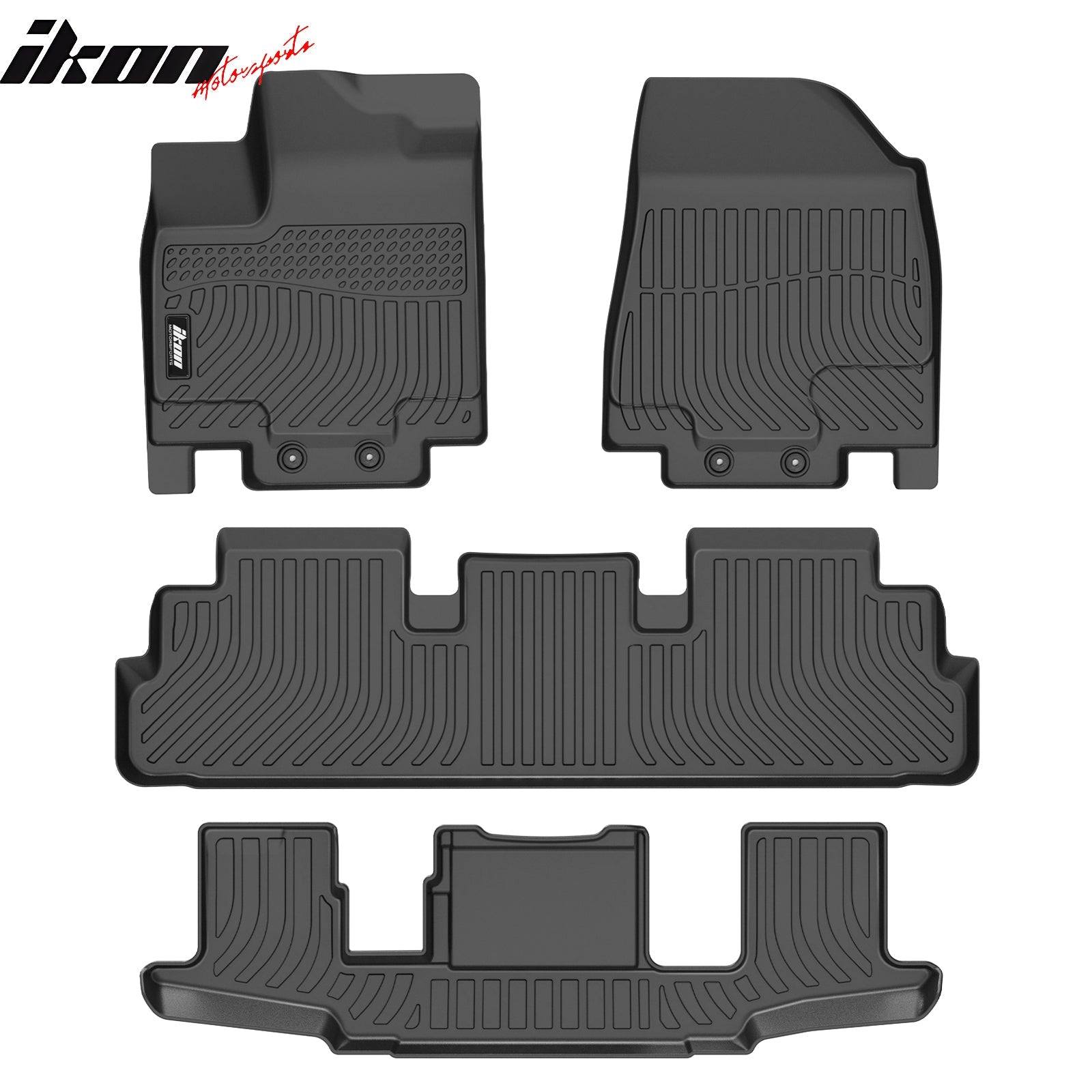 2022 - 2025 Nissan Pathfinder Infiniti QX60 3D Molded Floor Mats TPEIkon Motorsports