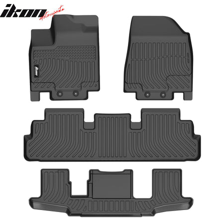 2022 - 2025 Nissan Pathfinder Infiniti QX60 3D Molded Floor Mats TPEIkon Motorsports