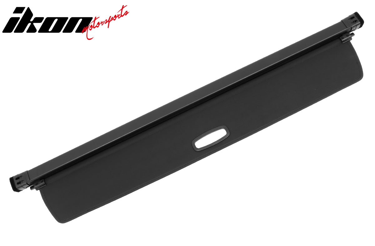 Fits 22-25 Rivian R1S Retractable Rear Trunk Cargo Luggage Cover Canvas Black