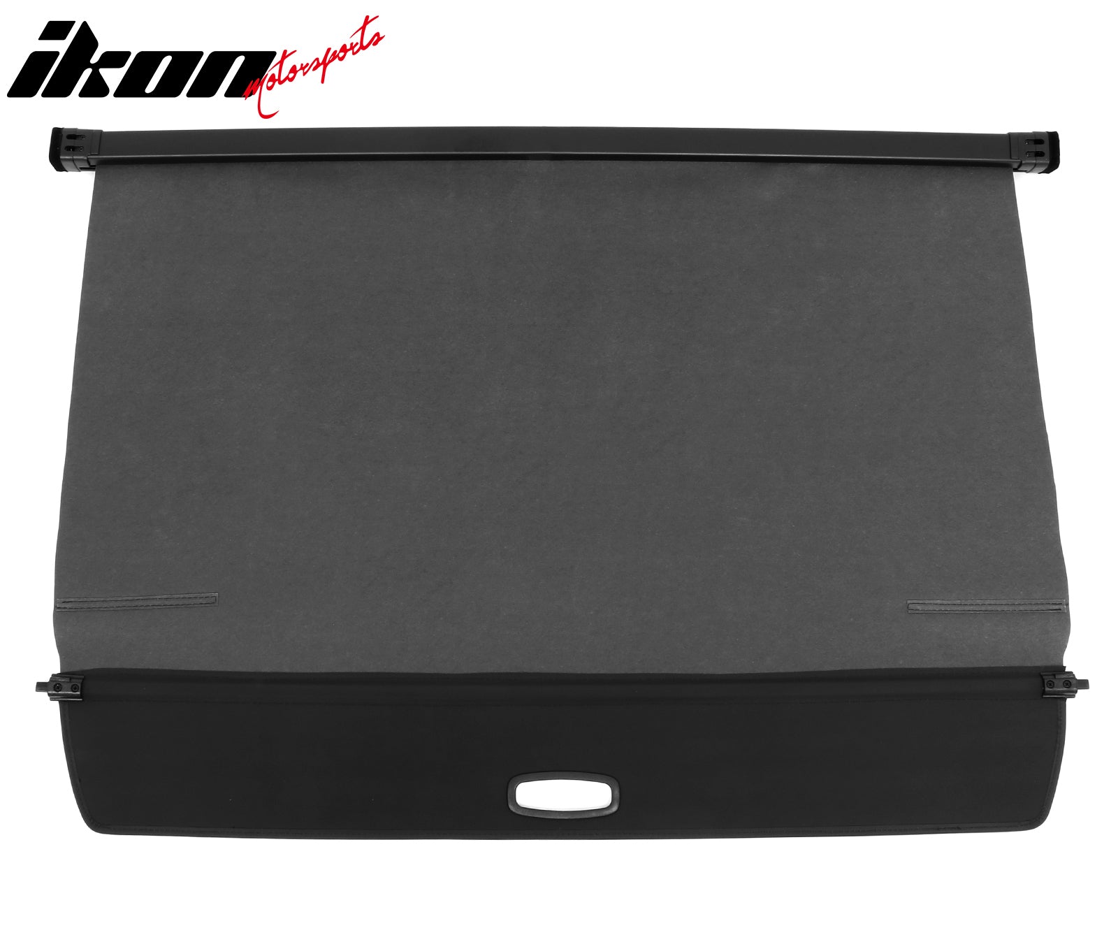 Fits 22-25 Rivian R1S Retractable Rear Trunk Cargo Luggage Cover Canvas Black