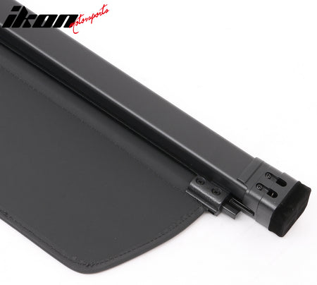 Fits 22-25 Rivian R1S Retractable Rear Trunk Cargo Luggage Cover Canvas Black