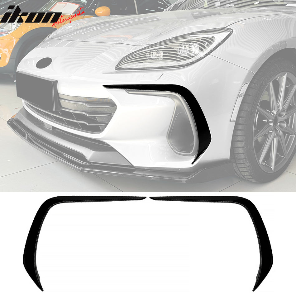 2022-2025 Subaru BRZ IKON Front Side Canards ABS