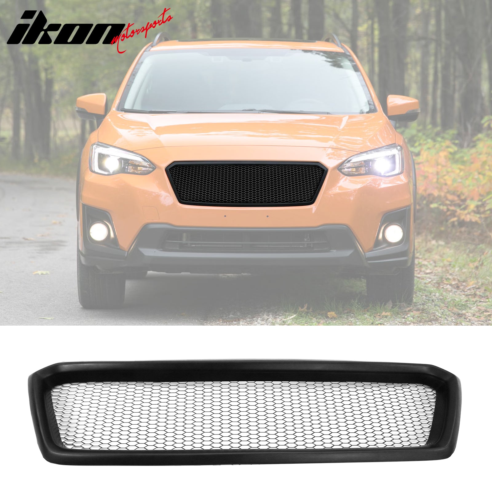 Fits 18-20 Subaru Crosstrek Front Bumper Upper Mesh Grille