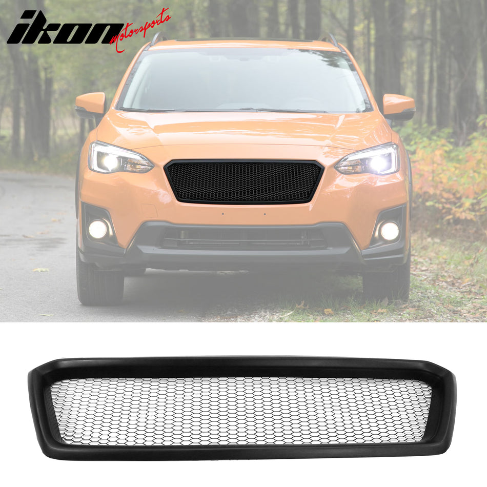 2018-2020 Subaru Crosstrek Unpainted Front Bumper Upper Mesh Grille PU