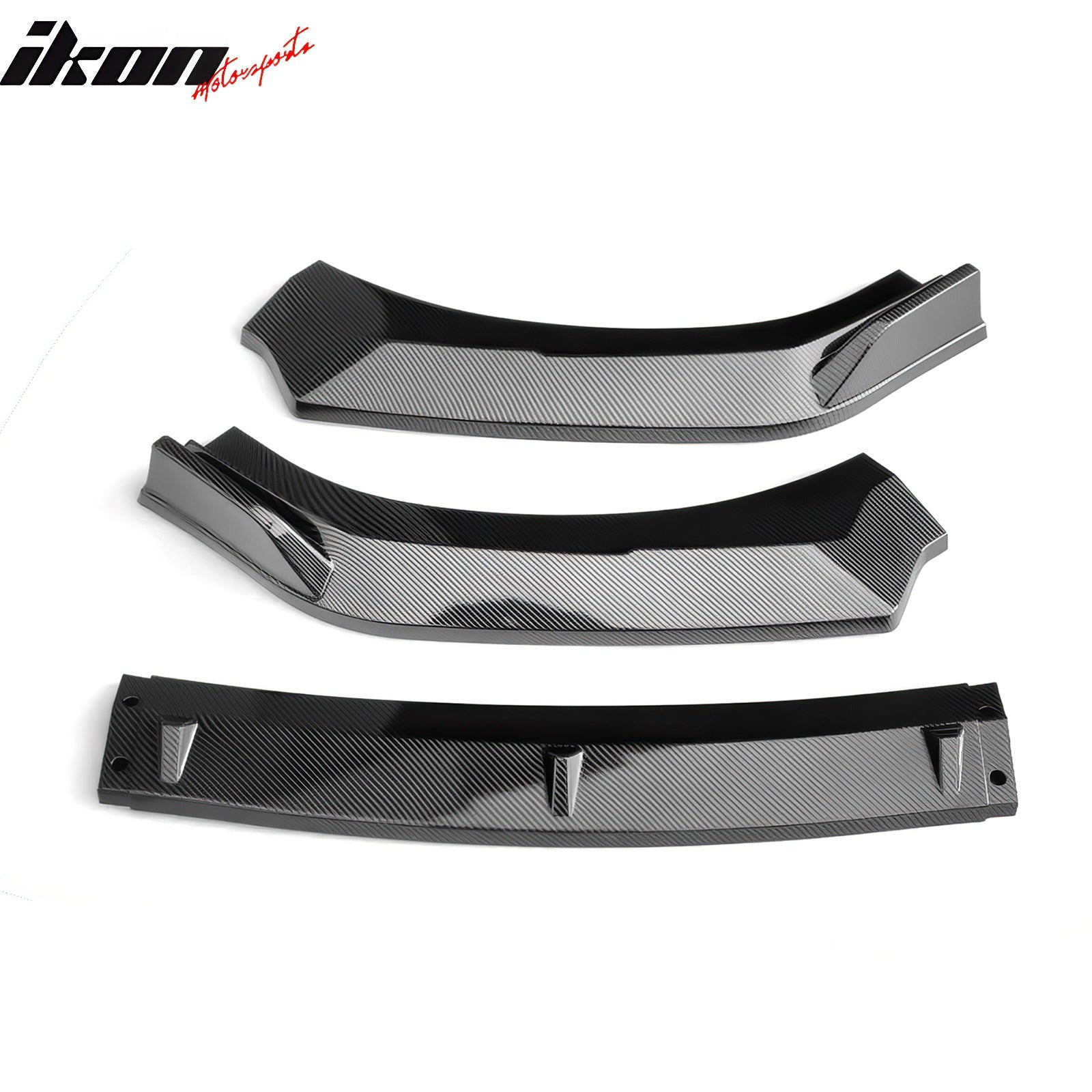 Fits 22-25 Subaru BRZ ZD8 JDM 2 Style Carbon Fiber Print Front Bumper Lip 3PCS