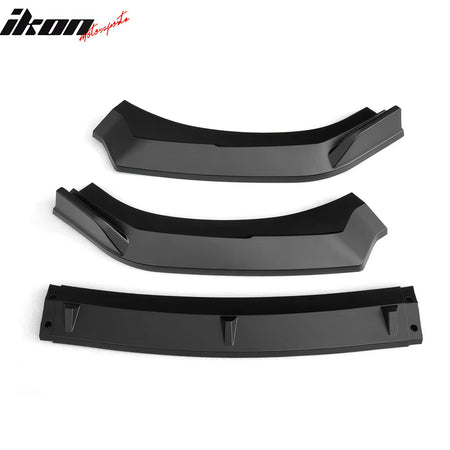 Fits 22-25 Subaru BRZ ZD8 JDM 2 Style Matte Black Front Bumper Lip Spoiler 3PCS