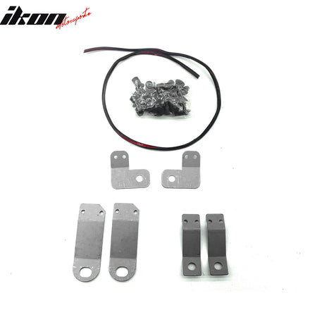 Fits 22-25 Subaru BRZ Front Bumper Lip STI 3PC Style Spoiler Unpainted Splitter