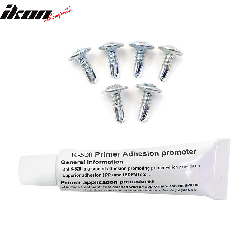 Fits 22-25 Subaru BRZ STI Style Red Front Bumper Lip Splitter Protector EPDM 2PC