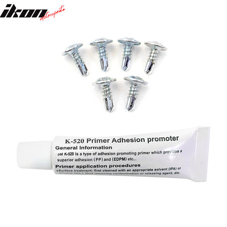 Fits 22-25 Subaru BRZ STI Style Red Front Bumper Lip Splitter Protector EPDM 2PC