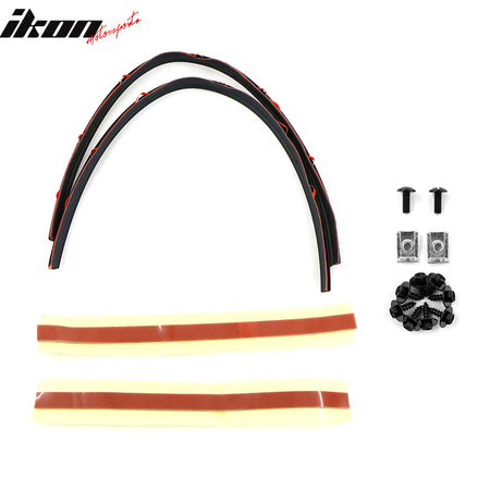 For 22-25 Subaru BRZ Coupe 2-Door STI Red Front Lip Cover Rear Apron Side Strake