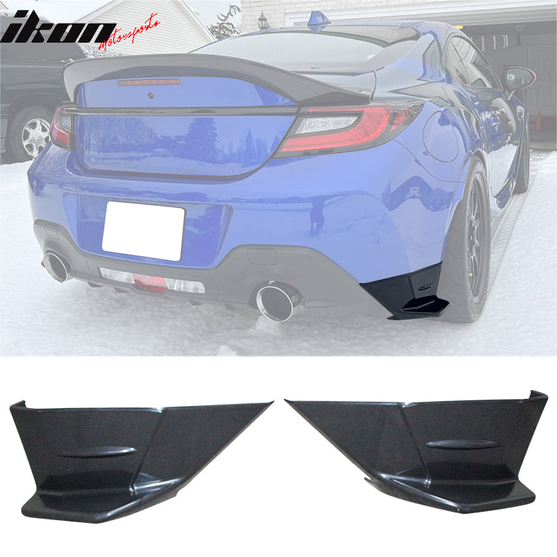 2022-2026 Subaru BRZ Toyota GR86 STI Style Rear Bumper Side Apron PP