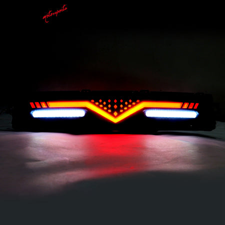 Fits 22-25 Subaru BRZ LED Rear Bumper Reverse Brake Light Assembly Smoked Len