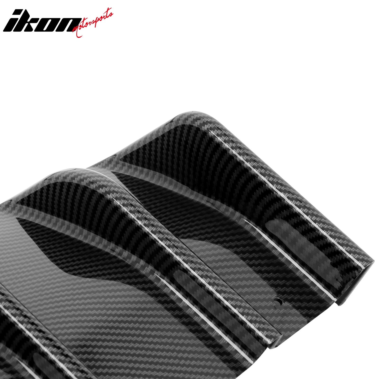 Fits 22-26 Toyota GR86/Subaru BRZ JDM Style Carbon Fiber Print 2PC Rear Diffuser
