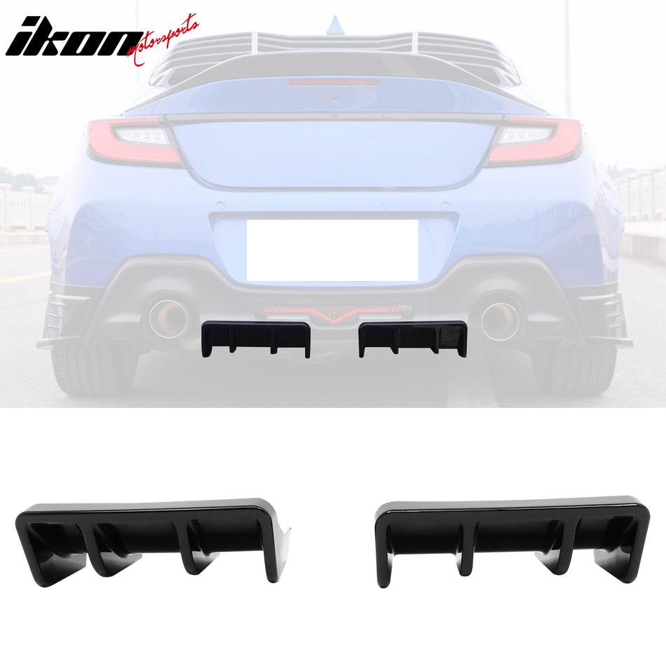 2022-2026 Subaru BRZ & Toyota GR86 JDM Style Gloss Black Rear Diffuser