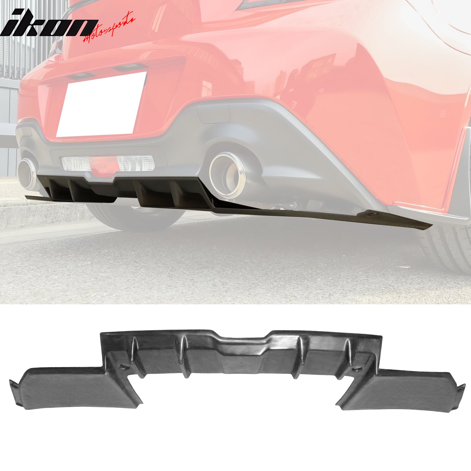 For 22-26 Toyota GR86/Subaru BRZ Rear Bumper Diffuser Akea Style