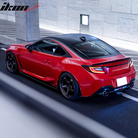 For 22-26 Toyota GR86/Subaru BRZ Rear Bumper Diffuser Akea Style PU AERO VORTEX