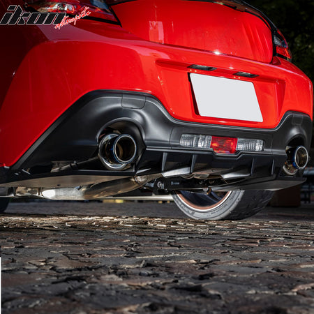 For 22-26 Toyota GR86/Subaru BRZ Rear Bumper Diffuser Akea Style PU AERO VORTEX