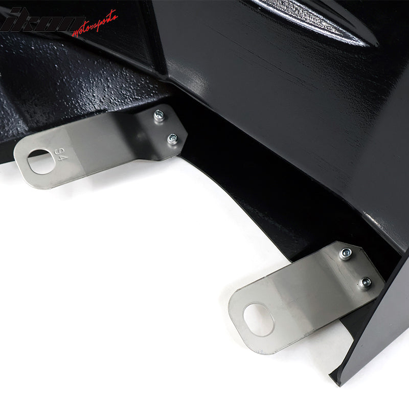 Fits 22-26 Toyota GR86/Subaru BRZ STI Rear Bumper Lower Apron Splitters Lid ABS