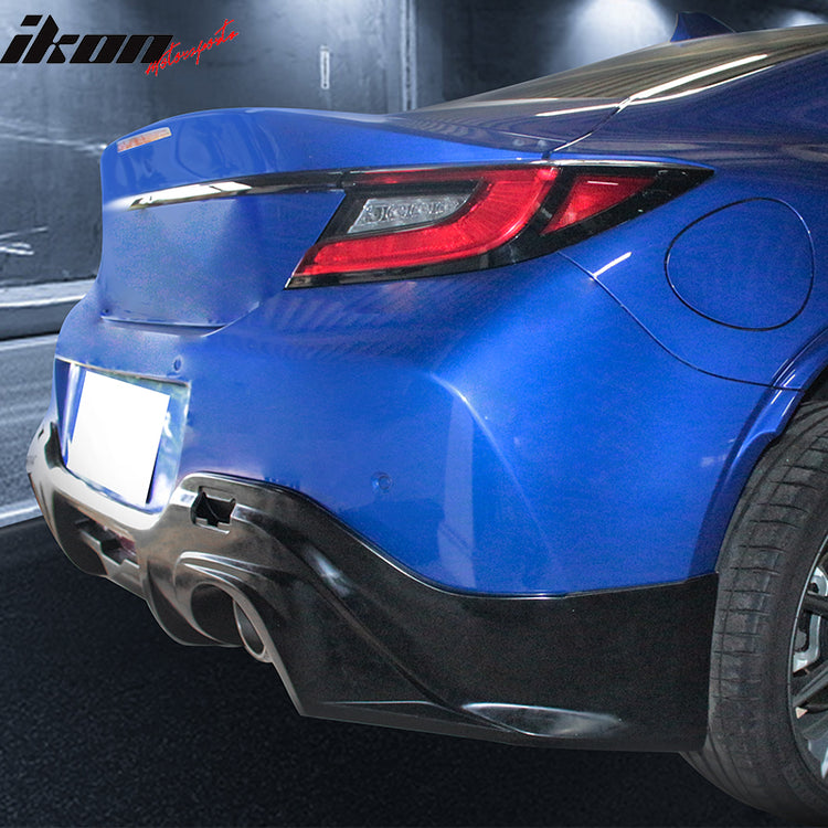 IKON MOTORSPORTS, Rear Diffuser Compatible With 2022-2025 Subaru BRZ ...
