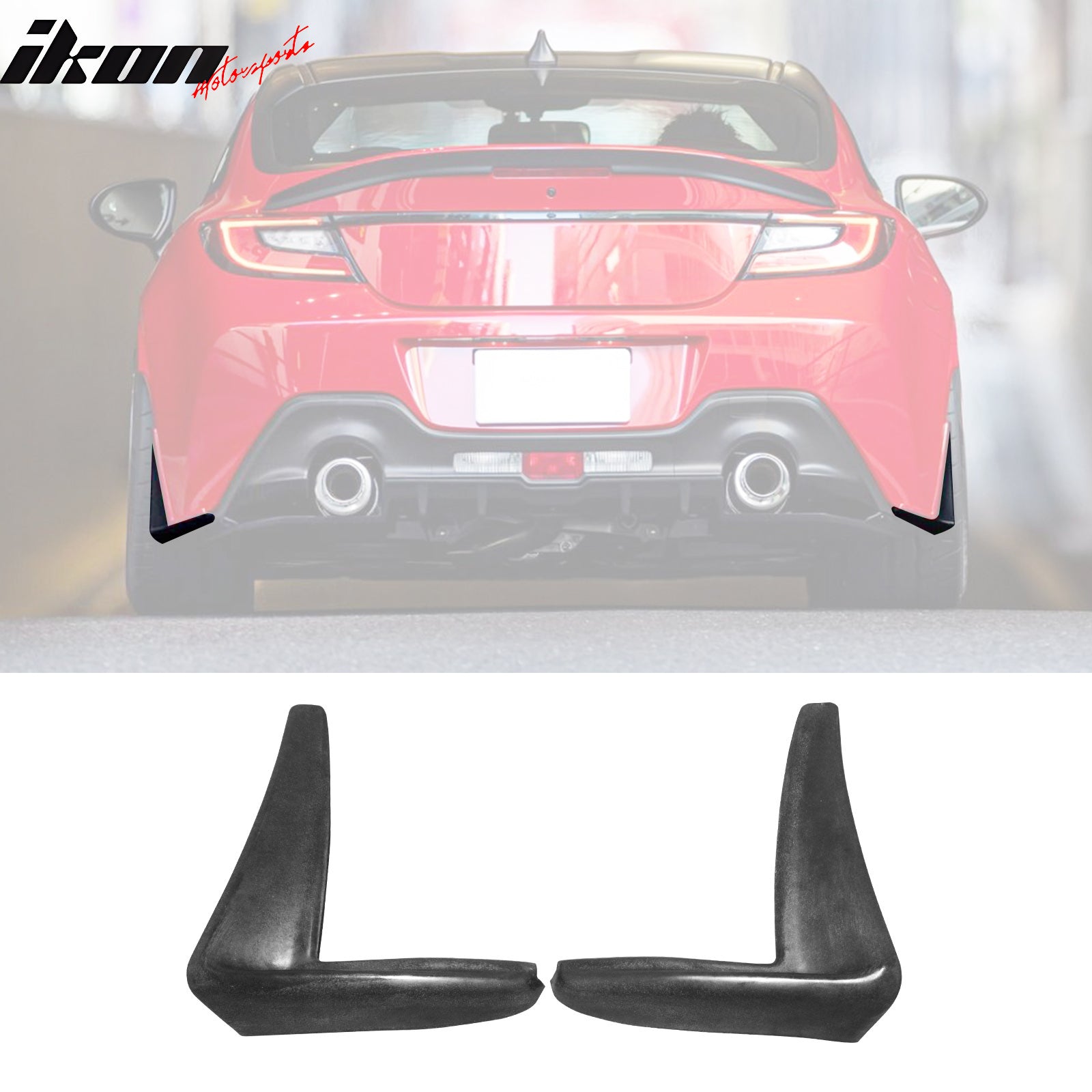 Fits 22-26 Toyota GR86/Subaru BRZ Rear Bumper Aprons Akea MA-X