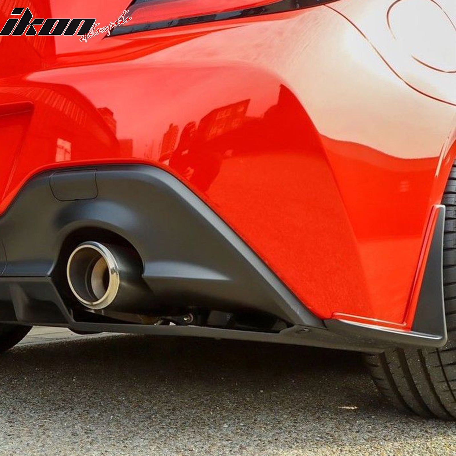 Fits 22-26 Toyota GR86/Subaru BRZ Rear Bumper Aprons Akea MA-X Style Diffuser
