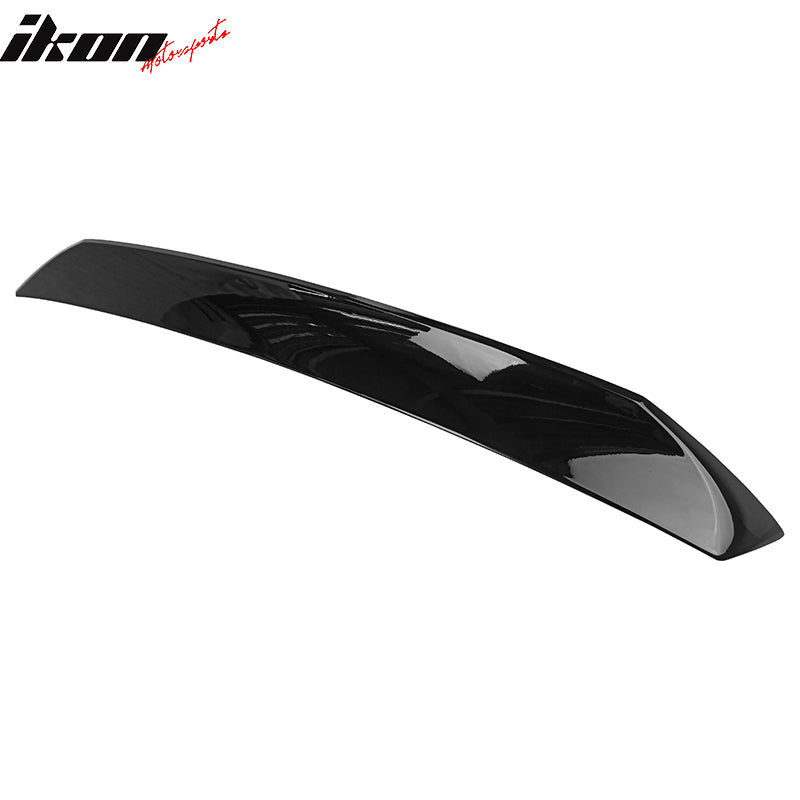 Fits 22-26 Toyota GR86/Subaru BRZ IKON Style Gloss Black Rear Roof Spoiler ABS