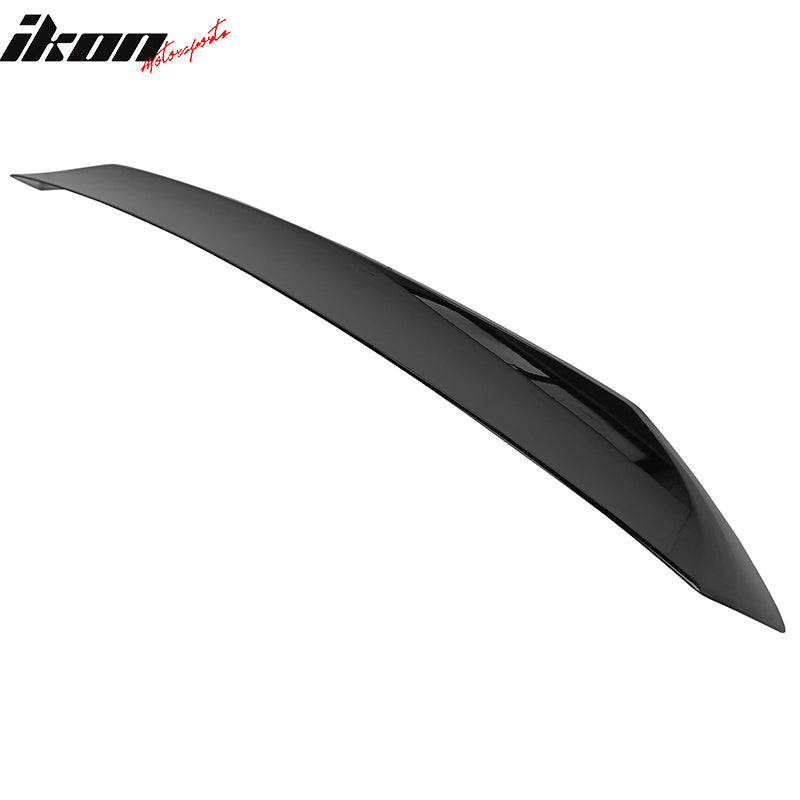 Fits 22-26 Toyota GR86/Subaru BRZ IKON Style Gloss Black Rear Roof Spoiler ABS