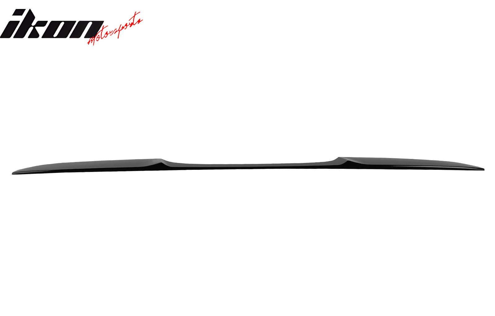 IKON MOTORSPORTS, Rear Window Roof Spoiler Compatible with 2022-2026 Subaru BRZ & Toyota GR86,  Gloss Black ABS Plastic Top Roofline Windshield Visor Spoiler Wing