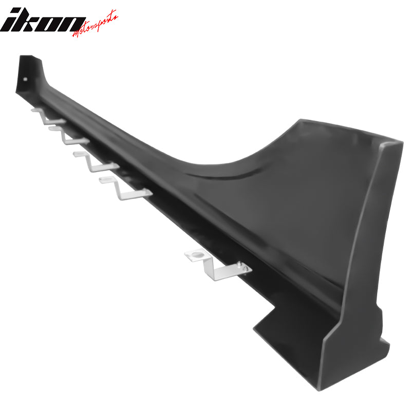 Fits 22-26 Toyota GR86/Subaru BRZ 2DR IKON Side Skirts Diffusers Lips PU - 2PCS